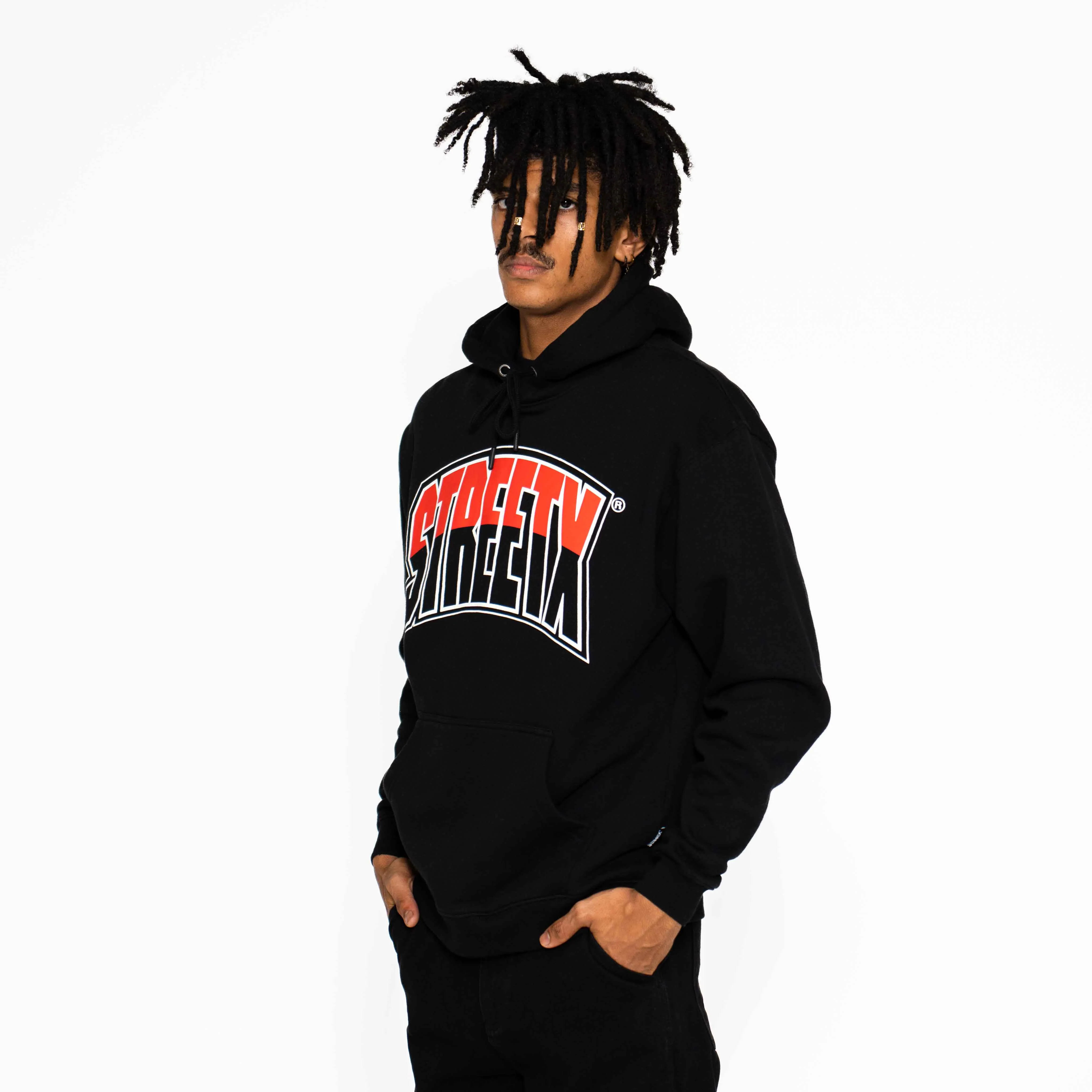 Two Tone College Hooded Fleece - Image 4