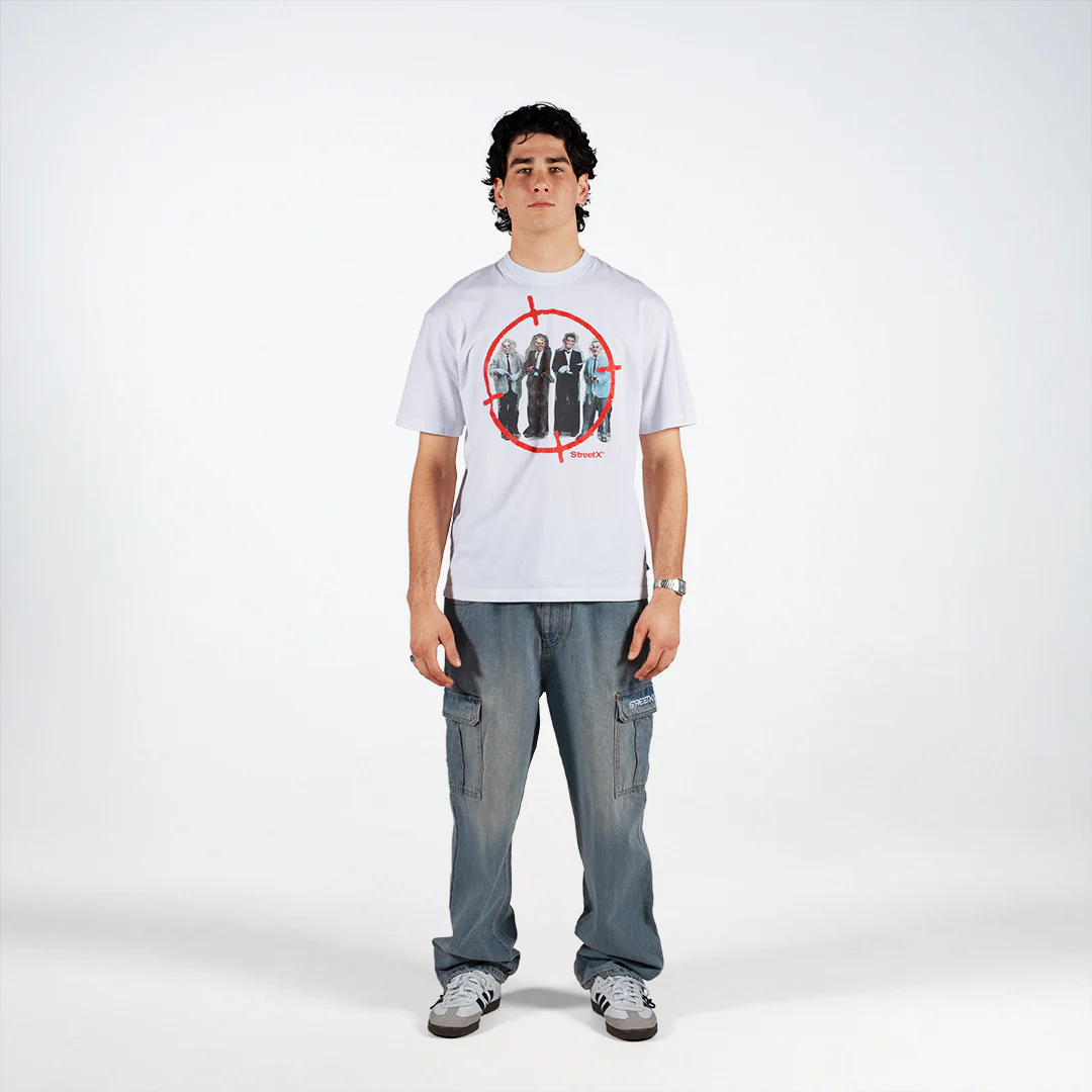 Wavy Denim Cargo Denim Jeans - Image 6